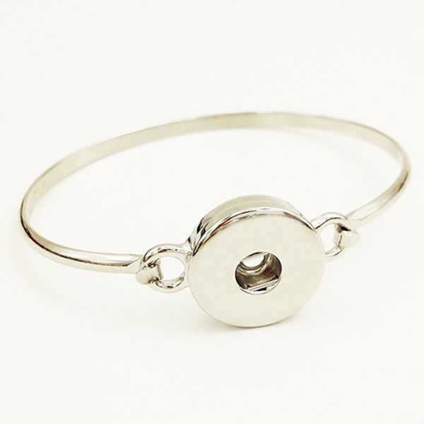 

2016 snap button bangle copper improved version it is easy to put on and remove (fit 18mm 20mm snap) nf1267 noosa snap chunk jewelry, Golden;silver