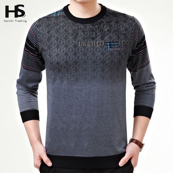 

wholesale-o-neck sweater men fashion print sweaters knitted cashmere wool pullover shirts men long sleeve pull homme famous brand oem 6637, White;black