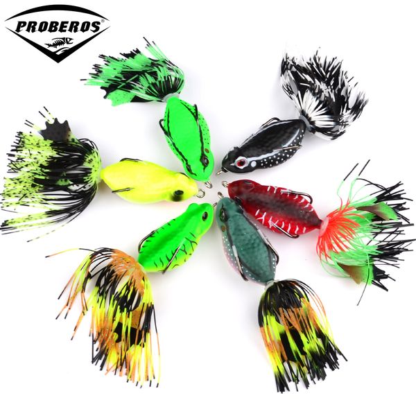 

1pc Frog Lures High Quality Fishing Bait 6 Colors Fishing Lures 6cm-2.36"/0.46oz-13.18g Fishing Tackle Hard Bait