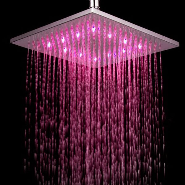 2019 Modern Rain Shower Head Wall Ceiling Conceal Install With Colorful Led Lamps Lighting Shower Bathroom Accessories From Golstar 20 51