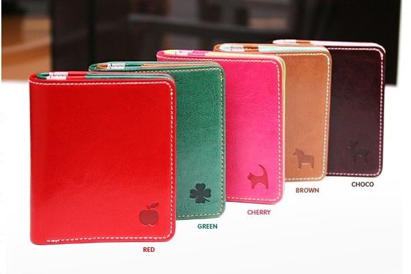 

id card holder checkbook card holder case wallet for women, Brown;gray