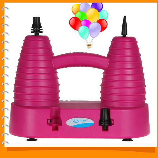 

HT-509 Household Electric Balloon Pump Inflator Portable Inflatable Balloon Pump Air Blower with 2 Ports & 2 Operation Modes