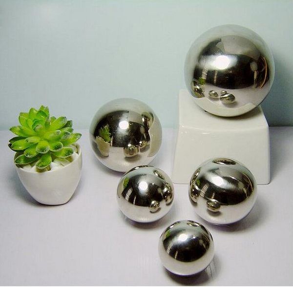 Из нержавеющей стали полые украшения мяч металлический шар меблированы реквизиты домашнего сада украшения