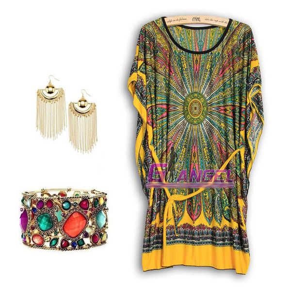 

fashion summer dresses for women bohemian beach dress mini skirt vestidos short sleeve bangage party print casual dress clothes b1, Black;gray