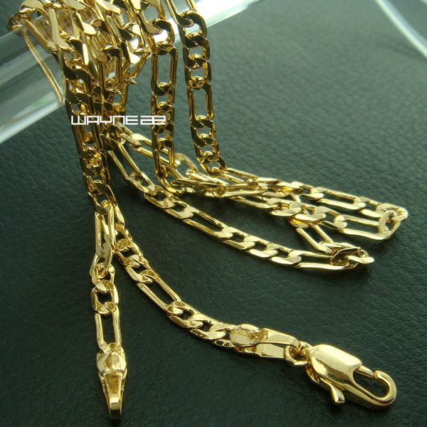 

elegant jewelry 18k yellow gold filled necklace 45cm length n271, Silver