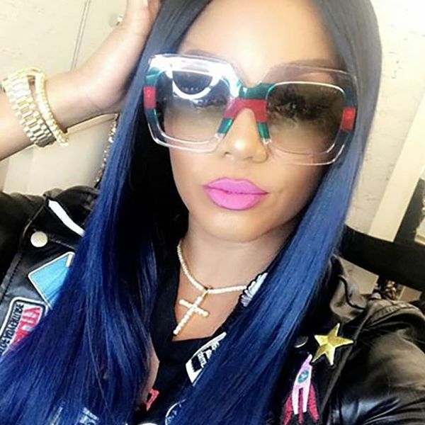 

women oversized designer sunglasses square sunglasseswomen fashion crystal big frame sun glasses uv400 female eyeglasses y254