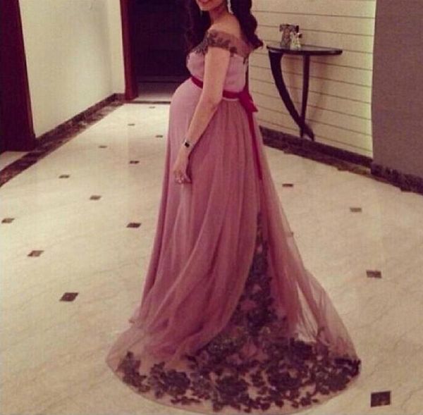 

с плеча лук арабская империя фукия длинный суд по беременности и родам поезд шифон вечерние платья 2019 новый элегантный беременных вечерние, Black;red