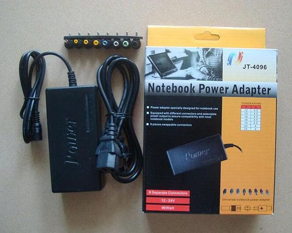 

96w universal lapcharger notebook power adapter for hp/dell/ibm lenovo thinkpad 20pcs/lot