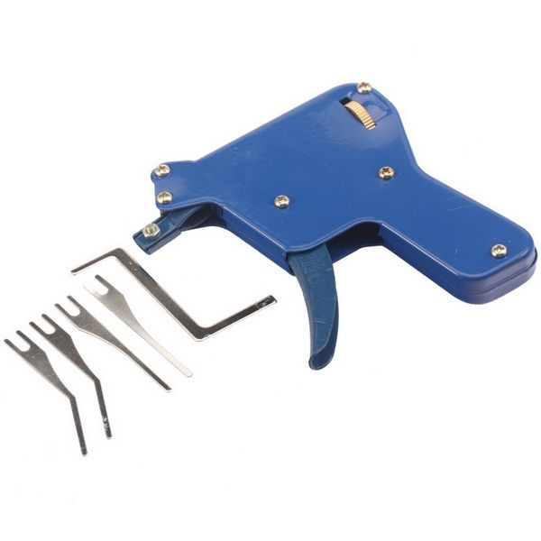 Strong Lock Pick Gun Fabbro Tool Apri serratura - blu + argento