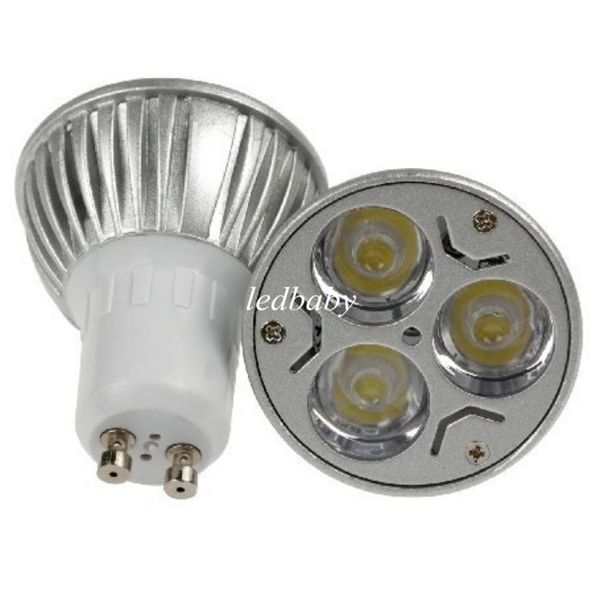 

cree 3w 3x1w gu10 mr16 e27 gu5.3 led spotlight bulb lamp gu10 spotlight 85-265v 110v downlight ceiling lighting ce rohs ul