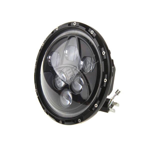 

8pcs 60w offroad headight round 7inch headlamp halo angel eyes led headlight for wrangler rubicon ct tj jk fj miata harley motorcycle