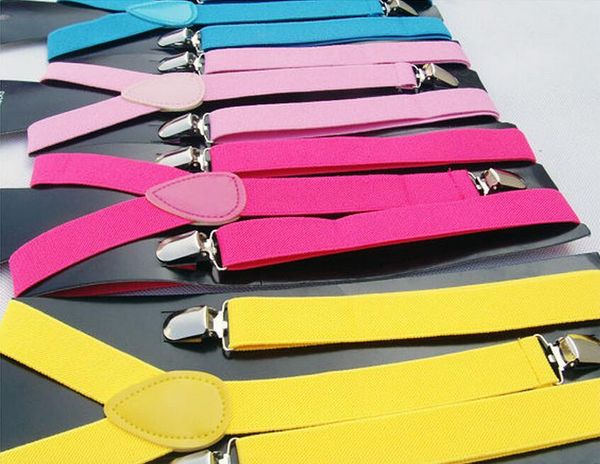 Bretelle elastiche con clip regolabili da donna/uomo 10X Y-back
