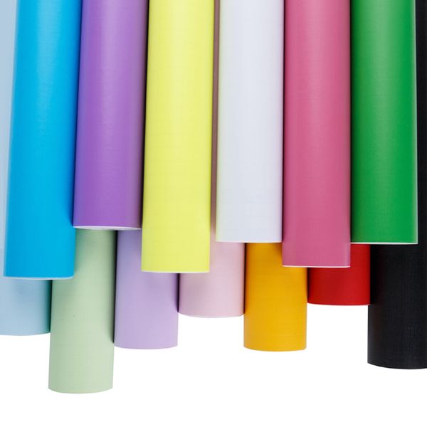 

new pvc self-adhesive wallpaper living room bedroom waterproof wall decor kindergarten wall paper furniture renovation solid