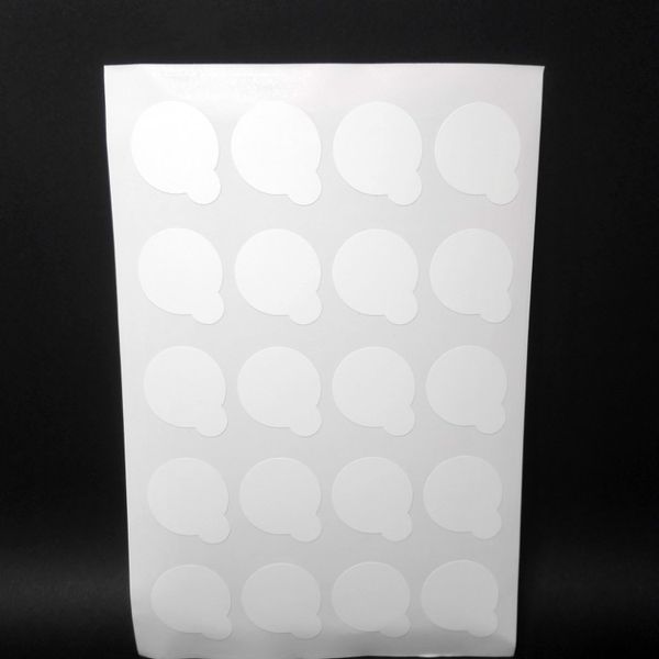 

wholesale-100pcs disposable eyelash glue holder pallet eyelash extension glue pads stand on eyelash jade stone small size 2.5cm