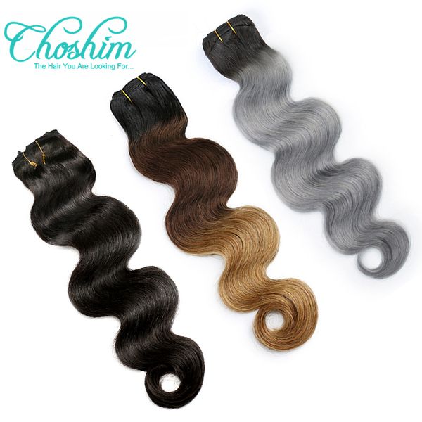 Choshim Water Wave Clip In Human Hair Extensions No Tangle And
