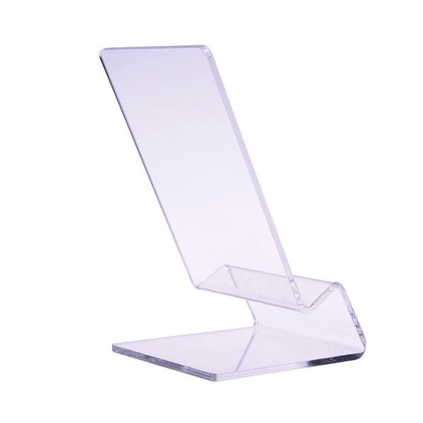 

Wholesale-5X Clear Acrylic Mount Holder Display Stand for Cell Phone iPhone 4 4G 4S 5 S C #50885