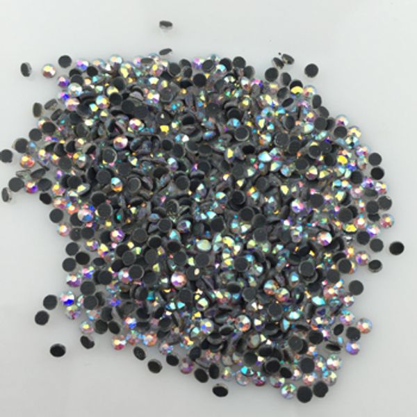 6SS 2MM Crystal Strass DMC Hot Fix Rhinestone Crystal AB Hotfix Stones zum Aufbügeln SS6