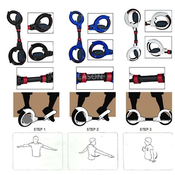 

wholesale-x8 skate cycle two wheels x8 skatecycle foldable cx-skatecycle 2 parts roller wheel drift board skateboard scooter extreme sport