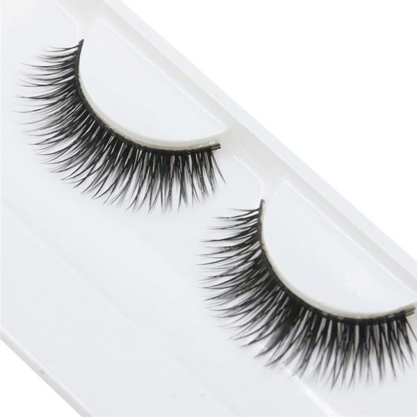 

wholesale-malloom 1pair black natural long thick falsh eyelash extension soft make up eye lashes eyelashes tools