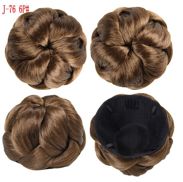 Flower Chignons Synthetic Hair Buns Hot Sale Bride Chignons