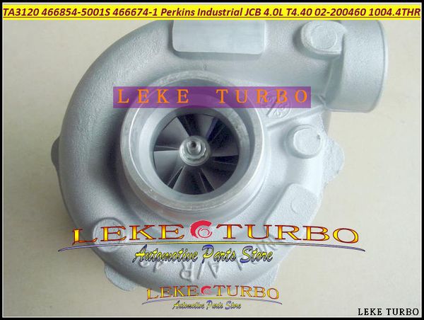 Atacado novo TA3120 466854 466854-5001s 466674-1 Turbo Turbocompressor para Perkins Industrial JCB 4.0L T4.40 02-200460 1004.4thth