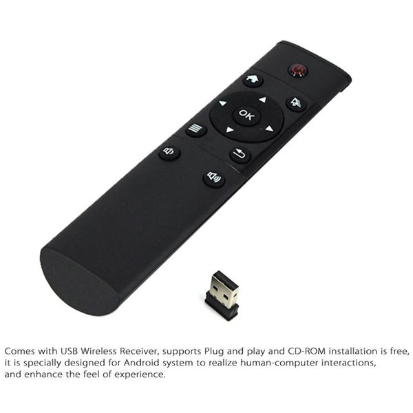 

FM4 Magic 2.4G Беспроводной пульт дистанционного управления с USB-приемником Адаптер для Android TV Box Smart TV TV-Dongle ПК-проектор