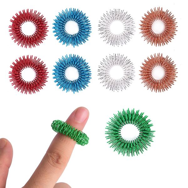 

Sen ory finger acupre ure ring cool hand fidget toy for kid teen adult ilent tre reducer ma ager help with focu adhd auti m