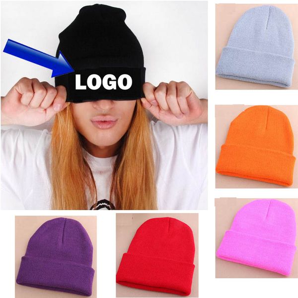 beanie adultkids benutzerdefinierte süßigkeit farbe hüte winter logo stickerei beanies lässige warme beanie hüfte heiße hüte