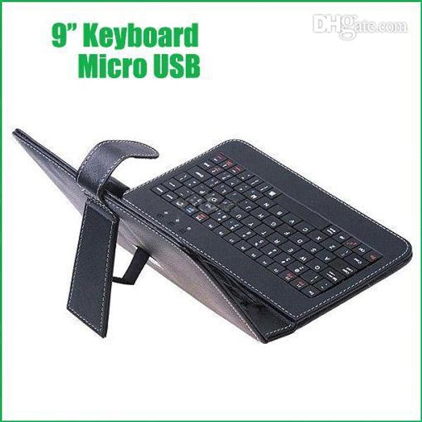 

Freeshipping универсальная клавиатура 9inch 9 дюймов multi-color brandnew кожаная крышка случая PU с