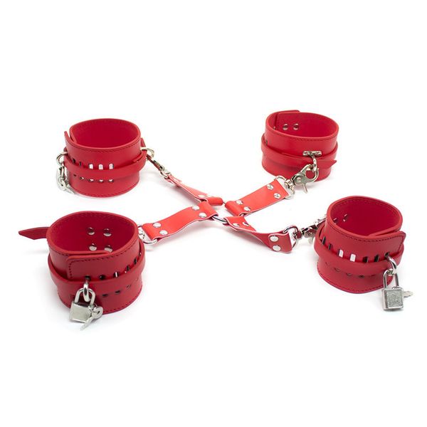 

product hand cuffs slave fetish bondage wrist restraints harness & for handcuffs leather games ankle toys couples wmrar