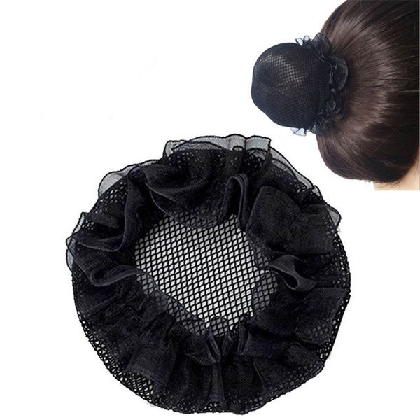 Women Bun Cover Snood Hair Net Ballet Dance Skating Mesh Bun Cover