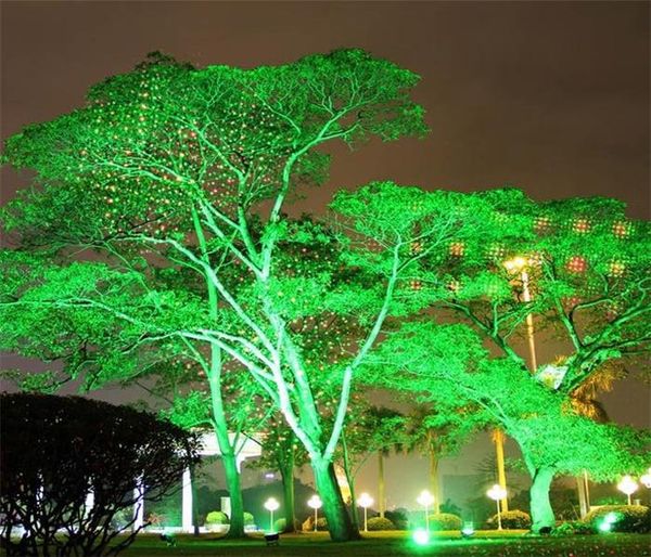 

2019 new waterproof outdoor laser firefly stage lighting landscape red green projector christmas garden sky star lawn lamps dhl in
