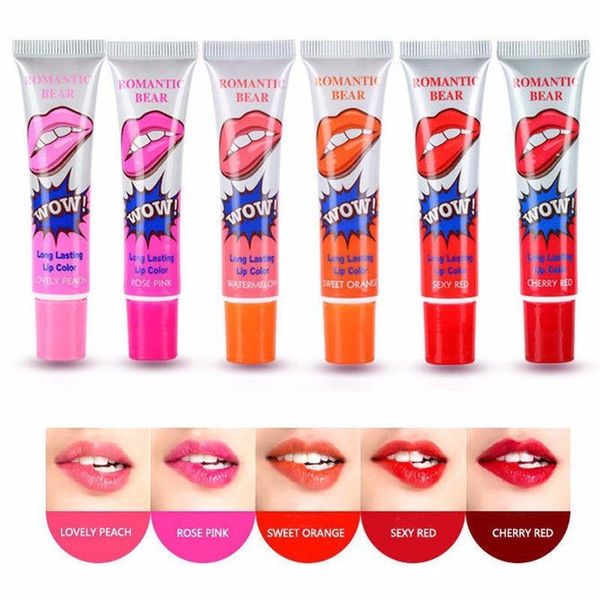 

wholesale-women lip gloss girls waterproof tattoo meguc color peel mask tint pack long lasting makeup lips hl3