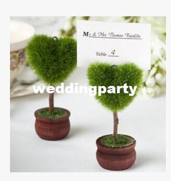 Hochzeitsdekoration – Herzform, Kugelform, Formschnittbaum, Foto- und Platz-/Namenskartenhalter