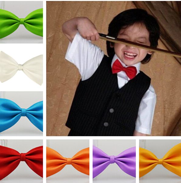 

handsome tide must children's tie bowknot baby tie neckties 100pcs/lot, Red;brown