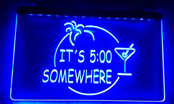 

LS014-б ЕЕ 500 SOMEWHERE МАРГАРИТА NEON Bar Light Войти