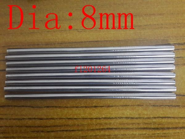 

dhl 200pcs/lot 8mm* 8.5" straight stainless steel straw drinking straw beer and fruit juice straw