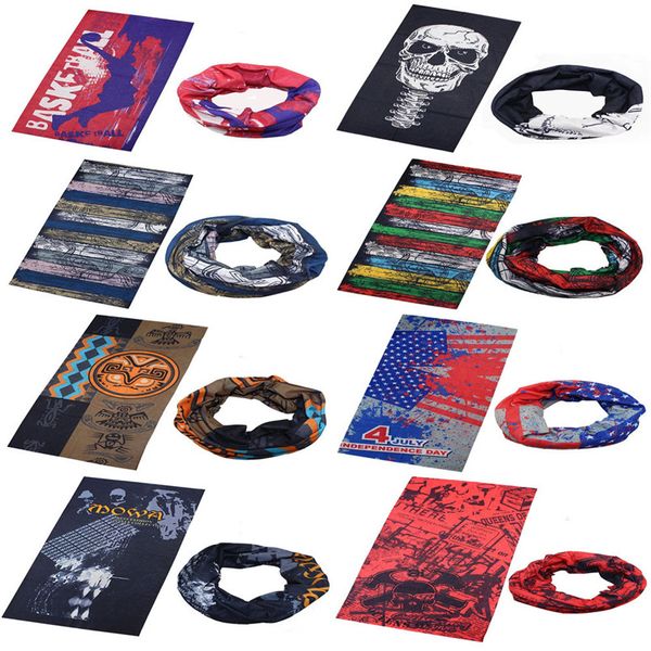 

wholesale- snowshine2#4501 stylish cycling bicycle outdoor sport head scarf magic headband face mask hood, Black