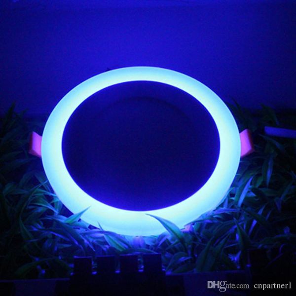 Led 6w 9w 16w Led Panel Downlight Led Blue White Recessed Ceiling