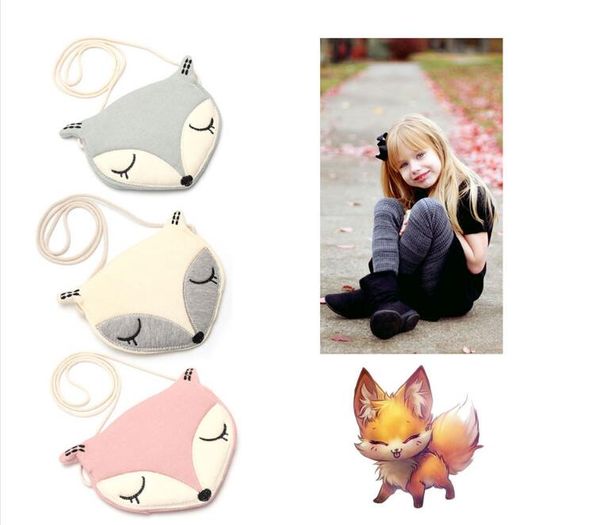 

милые дети один мешок плеча портмоне симпатичные фокс девушки сумка детские аксессуары идеальный подарок для день защиты детей