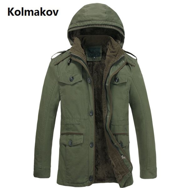 

wholesale- 2017 new style men's fashion leisure thicken hooded jacket men's trench coat jackets men windbreak ing, Tan;black