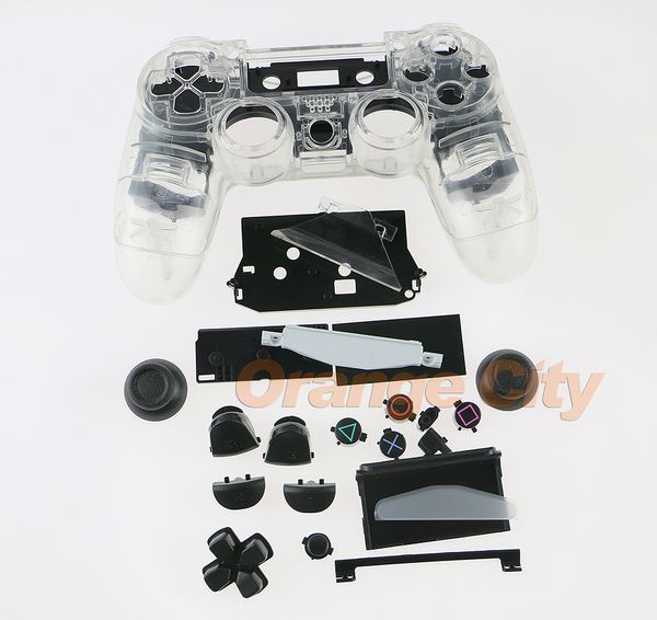 

Для Sony Playstatios 4 Прозрачный корпус Замена Для контроллера PS4 Прозрачный корпус Корп