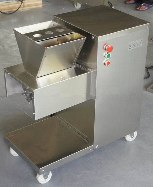 

wholesale - 110/220v qw meat cutting machine,meat slicer,meat cutter,800kg/hr meat processing machine