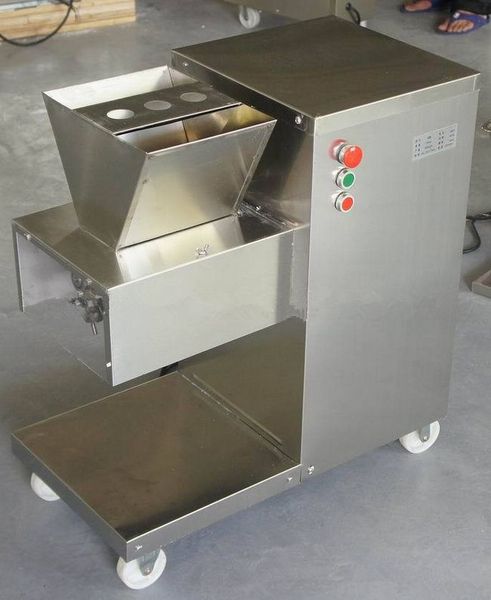 Commercio all'ingrosso - Spedizione gratuita 110 / 220v QW macchina per tagliare la carne affettatrice per carne taglierina per carne 800 kg / ora macchina per la lavorazione della carne