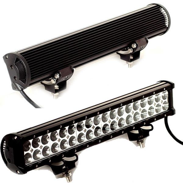 

17 inch 108w led lightbar offroad 12v 24v for off road 4x4 suv atv jeep drivng lamp spot flood ip67 36 cree led truck work lights