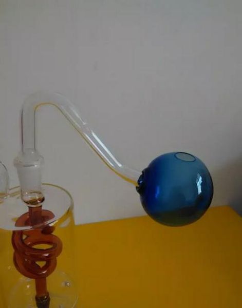 Grossisti di spedizione gratuiti nuovi accessori per bong in vetro narghilè in vetro bolloso Color S, consegna casuale a colori