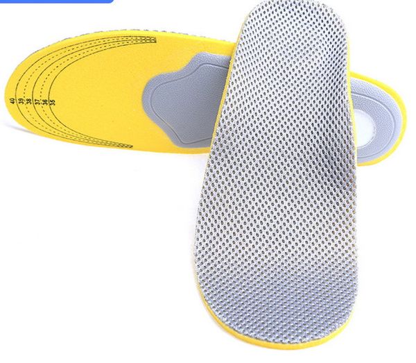 Novos Peças de sapato Acessórios PARES 3D PREMIUM CONFORTÁVEL ORTHOTIC SHOES INSOLES INSERTOS ALTA ARCO SUPORTE PAD # 4002