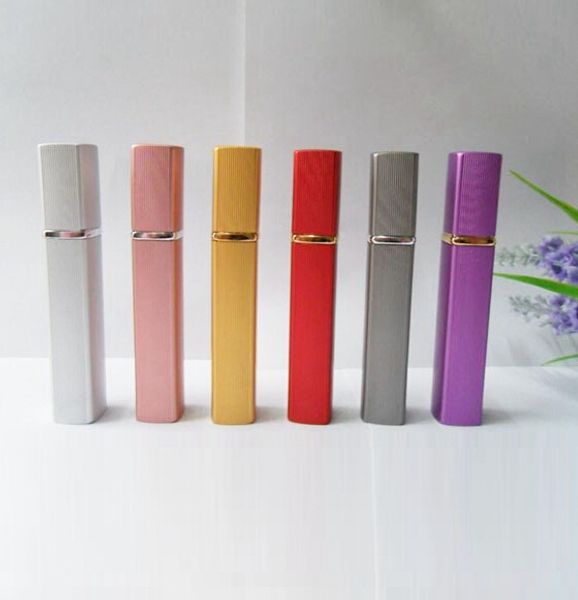 

portable metal 12ml aluminum perfume bottle,perfume atomizer, travel perfume bottle, refillable spray bottle factory price dhl