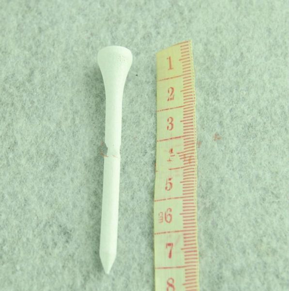

50 x brand new eco-friendly golf tees white wood bulk sale 70 mm
