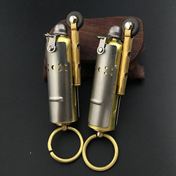 

желоб зажигалка solid brass wwi wwii vintage style колеса керосин зажигалка